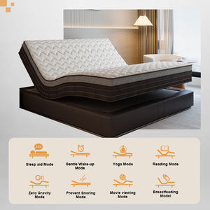 <span class=keywords><strong>ที่นอน</strong></span>อัจฉริยะพร้อมแอปมือถือและรีโมทคอนโทรลไร้สายผ้าไหมน้ำแข็งติดตั้งง่ายรับประกัน<span class=keywords><strong>5</strong></span>ปีมอเตอร์ okin - Product Image 5