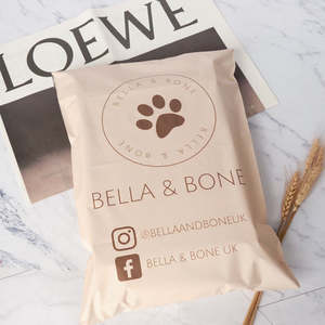 핫 세일 스타일리시 로고 프린트 PE 택배 가방 소규모 비즈니스 상품 및 전자상거래 고객 배송용 - Product Image 1