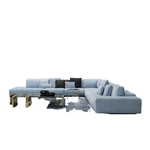 Muebles Modernos de Alta Calidad para Sala de Estar, Mesa de <span class=keywords><strong>Centro</strong></span> de Vidrio Templado con Patas de Acero Inoxidable, Garantía de 2-5 Años, Origen China - Product Image 2