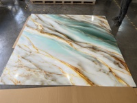1220*2440mm pvc feuille de marbre étanche pvc uv feuille de marbre panneau mural marbre feuille de pvc