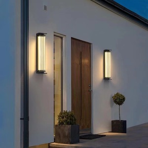 Applique murale extérieure LED en alliage d'aluminium, blanc chaud 3500K, angle de faisceau 20 degrés, étanche, pour jardin, intensité variable, garantie 10 ans - Product Image 3