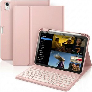 เคสคีย์บอร์ดแท็บเล็ตสำหรับ iPad 9.7 นิ้ว รุ่นที่ 5/6 ดีไซน์รังผึ้ง วัสดุ TPU พร้อมช่องใส่ปากกาในตัว จากโรงงานโดยตรง - Product Image 1