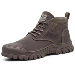 Botas de senderismo para uso en exteriores, zapatos para hombre con altura media a la pantorrilla, impermeables y antideslizantes para hombre - Product Image 1