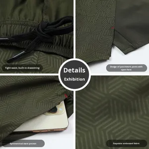 Nuovi pantaloncini estivi Cross-Border da uomo Casual di grandi dimensioni <span class=keywords><strong>Shorts</strong></span> da Fitness in tessuto traspirante ad asciugatura rapida caldi per la corsa all'aperto - Product Image 2