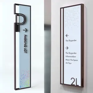 EZD Custom signage business sign Road sign pylon outdoor Shopping Mall Parking Wayfinding sign system design