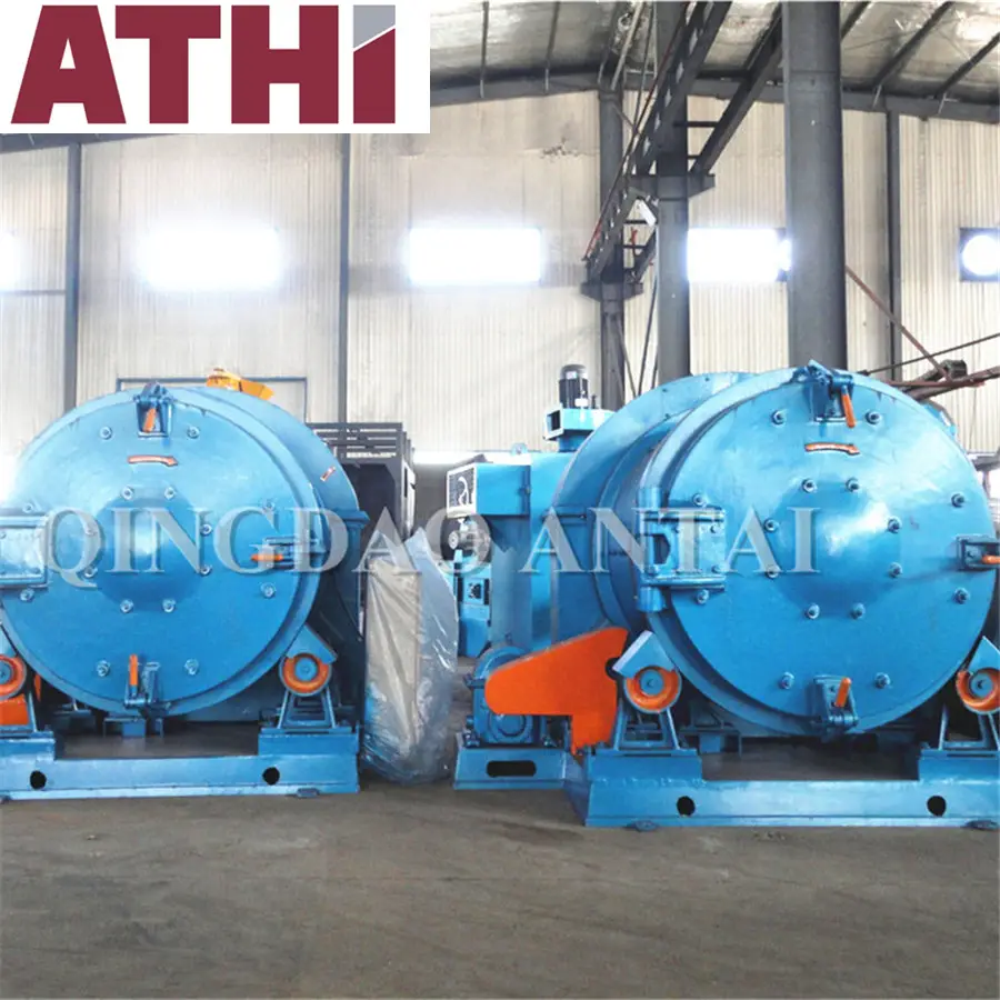 Q3110 Drum Shot Blast Machine / Rotary Drum Type Shot Blasting Machine