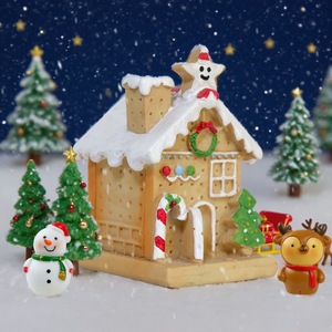 Decoración Navideña DIY al por Mayor, Casa de Jengibre, Casa de Muñecas, Decoración de Paisajes en Miniatura, Accesorios para Ambiente Navideño, Regalo Festivo - Product Image 3