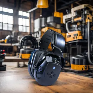 Earmuff Over-the-head multifungsi dengan kualitas suara HiFi untuk Telekomunikasi untuk perlindungan telinga