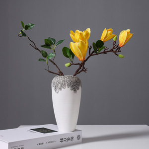 Nordic Style Niche Design Light Luxury Premium Ceramic Vase for Living Room Dried Fresh <b>Flower</b> <b>Display</b> Decoration - Product Image 4