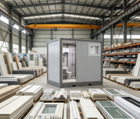 Unité de salle de bain modulaire intégrée préfabriquée en panneaux sandwich en acier pour dortoir, chantier de construction, salle de bain modulaire intégrée préfabriquée
