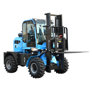 Hochwertiger 4x4 Geländestapler 2-Tonnen 2,5-Tonnen 3-Tonnen Geländestapler CPD30 Modell Einstufiger Mast Vollgummireifen Optional - Product Image 4