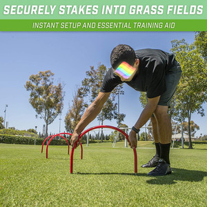 Mini portería portátil <span class=keywords><strong>de</strong></span> entrenamiento <span class=keywords><strong>de</strong></span> fútbol <span class=keywords><strong>de</strong></span> agilidad, venta al por mayor - Product Image 4