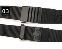 Ceinture tactique à dégagement rapide Turun, robuste, en nylon, pour le sport, en toile, décontractée, avec boucle en métal, ceinture à dégagement rapide