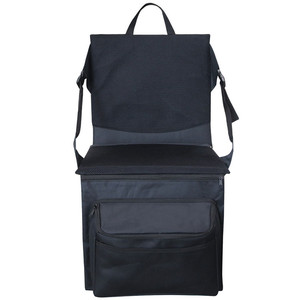 Cojín Plegable para Asiento de Exterior con Bolsa de Hielo, Almohadilla Portátil para Silla de Camping, Rectangular, 100% Poliéster, Color Sólido - Product Image 5