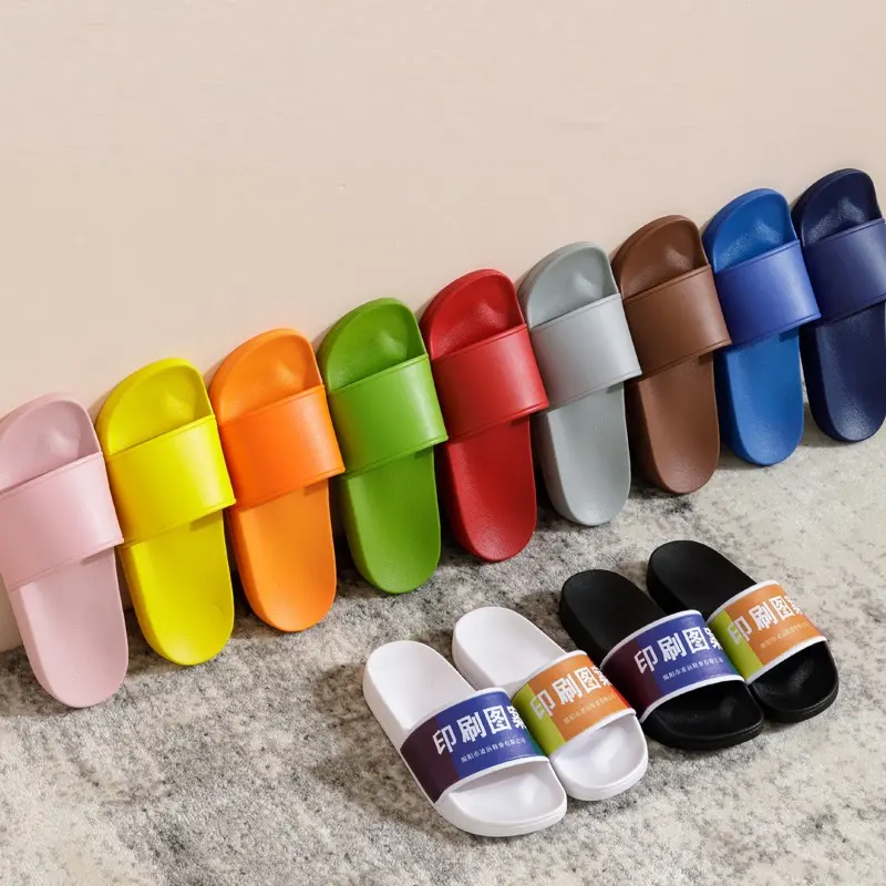 Custom Design Eigen Hoge Kwaliteit Anti Slip Mode Rubber Sandaal Slippers