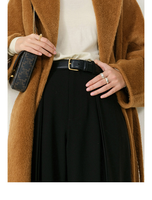 Ceinture décontractée en cuir PU pour femme avec boucle en fer, design tendance et très demandée