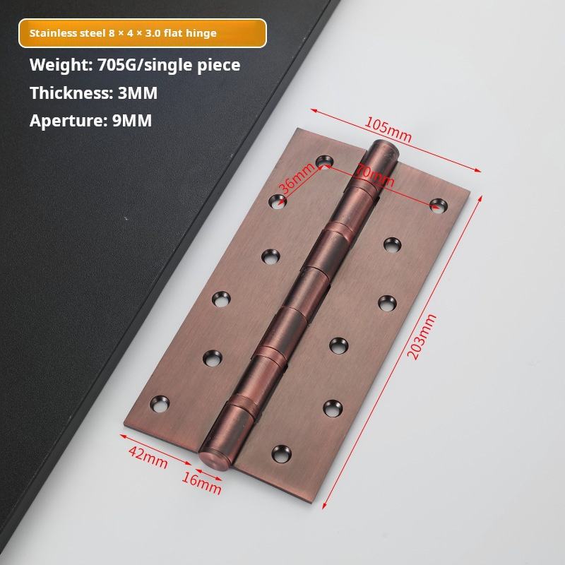 Red bronze(8*4*3.0mm)