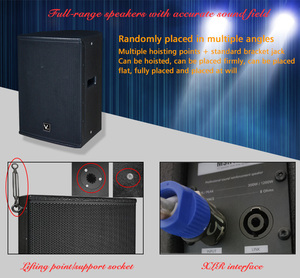 Vant rm12.1 300w लकड़ी आउटडोर मॉनिटर संगीत स्टूडियो के लिए होम पेशेवर उपयोग - Product Image 5
