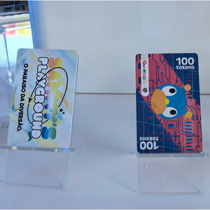 Cartes à puce RFID intelligentes personnalisées <span class=keywords><strong>Linkgo</strong></span> en gros, en anglais, espagnol, japonais, en PVC, pour parcs d'attractions et jeux - Product Image 2