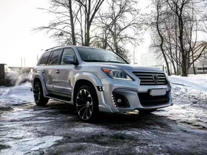 ชุดแต่งไวด์บอดี้สไตล์ WD สำหรับ Lexus LX570 รุ่นใหม่ ประกอบด้วยกันชนหน้าและหลัง สเกิร์ตข้าง และสปอยเลอร์ - Product Image 5
