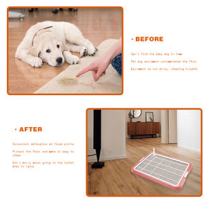 Veelkleurig Hondenpotje Urine Trainingsapparaat Groot Hondentoilet Trainingsbakje Met Urinepadenrek Kleine Middelgrote Honden Binnenshuis - Product Image 5