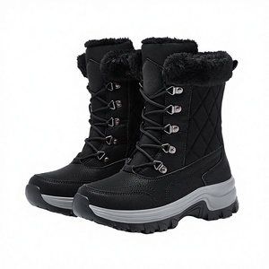 Botas de Nieve para Mujer, Estilo Deportivo para Invierno, Térmicas, Modernas, Cálidas, Antideslizantes, Impermeables, Ligeras y Cómodas - Product Image 3