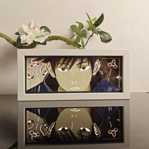 2025 vente chaude Anime boîte à lumière personnalisé <span class=keywords><strong>Sasuke</strong></span> Uchiha dessin animé conception rvb LED boîte à lumière chambre veilleuse décoration cadeau - Product Image 3