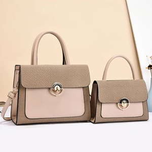 Oferta Especial: Moderno Set de 2 Bolsos Impermeables con Cierre de Cremallera, Bolsos de Hombro y Bandolera para Mujer (Sac à Main) - Product Image 2