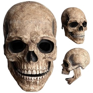 Scheletro Ghost Knight Jack Joker Halloween Horror bocca rimovibile cuffie maschere <span class=keywords><strong>da</strong></span> festa - Product Image 1