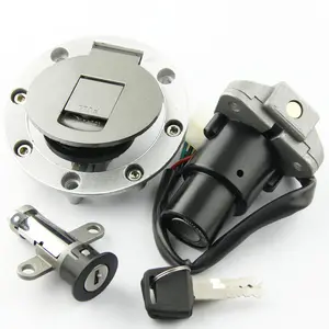 Motorcycle Fuel Tank Cover Lock With Ignition Switch Lock FOR Yamaha TZR125 TZR150 TZM150 TDM850