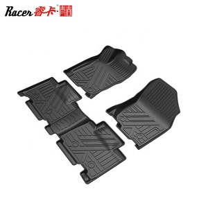 Tapis de sol de haute qualité, <span class=keywords><strong>prix</strong></span> d'usine, matériau en caoutchouc TPE antidérapant, fibre de carbone, non toxique, utilisable pour <span class=keywords><strong>Toyota</strong></span> RAV4 2013-<span class=keywords><strong>2018</strong></span> - Product Image 2