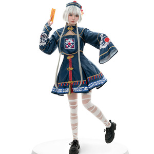 Disfraz de Cosplay de Anime Zombie Lolita, Vestido de Sirvienta Azul, Primavera 2025, para Juego de Roles de Anime - Product Image 3