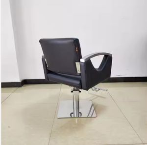 Sillón de Barbería Moderno de Acero Inoxidable Ecológico con Bomba Hidráulica Profesional para Uso en Exteriores y Hoteles, Muebles de Salón - Product Image 2