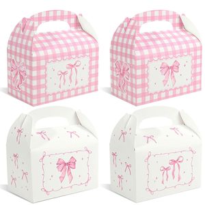 El Popular Producto en Línea Es una Caja <span class=keywords><strong>de</strong></span> Regalo con Diseño <span class=keywords><strong>de</strong></span> Lazo <span class=keywords><strong>Rosa</strong></span> para Dulces y Pasteles, Apta para Niñas - Product Image 1