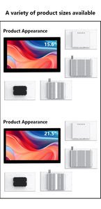 15.6 17.<span class=keywords><strong>3</strong></span> 21.5 pollici tocco industriale pannello Pc vincere 10 I3 I5 I7 VESA USB RJ45 J1900 J4125 Touch Screen tutto in uno PC industriale - Product Image 5