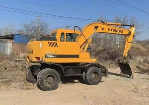 Excavatrice sur pneus Hyundai 150W-7, excavatrice d'occasion pas chère, excavatrice d'occasion en bon état 150W-9T - Product Image 3
