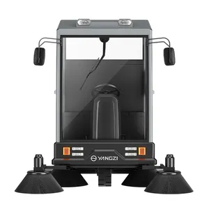 Best Battery Powered Automatic Ride On Road Floor Sweeper Cleaning Machine