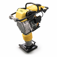 Compacteur vibrant portatif LC à faible consommation, moteur essence 3,6 kW, force d'impact 10 KN, 600-640 TPM, efficace