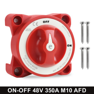 Interruptor de Desconexión de Batería Automotriz de 48V 350A M10 AFD, Protección de Apagado del Motor - Product Image 1