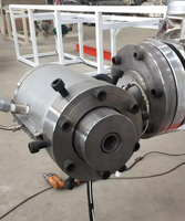 Machine de revêtement automatique WOLJIA pour tuyaux et tringles à rideaux en acier inoxydable, ligne d'extrusion de tuyaux revêtus de PE avec extrudeuse de tuyaux en plastique