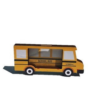 Hucha de madera personalizable con forma de camión, hucha de madera para niños y niñas. - Product Image 1
