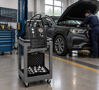 Nuevo Intercambiador de Líquido de Frenos Portátil DC12V Amsxzo y Herramienta de Purga de Frenos de Acero para Servicio de Limpieza del Sistema de Frenos de Automóviles