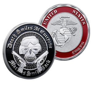 Koin Kenang-kenangan Tema Angkatan Udara AS, Souvenir Retro dengan Relief 3D Berlapis, Koleksi Khusus Berkualitas Tinggi dengan Dua Warna - Product Image 6