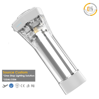 Lampes LED de paysage HEX-13, étanches IP55, en plastique/acrylique, batterie au lithium, à intensité variable, température de couleur multiple, montage mural extérieur