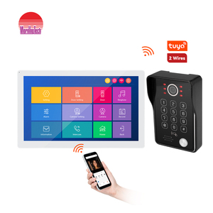 Sistema de Intercomunicación con <span class=keywords><strong>Videoportero</strong></span> Tuya de <span class=keywords><strong>2</strong></span> Cables, <span class=keywords><strong>Kit</strong></span> de Timbre con Cámara Metálica a Color para Uso en Exteriores - Product Image 1