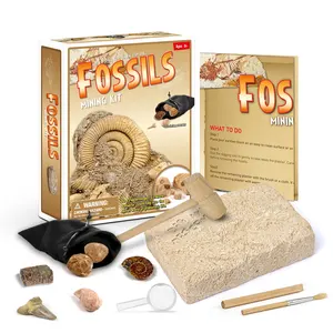 어린이를위한 장난감 새로운 줄기 과학 키트 DIY 고고학 장난감 발굴 및 발견 어린이를위한 고대 화석 발굴 키트