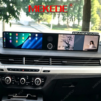 Écran double Android MEKEDE avec cluster numérique, double écran, processeur QUALCOMM 668, compteur de vitesse Navi pour AUDI Q7, double écran 12,3 pouces