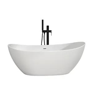 KKR freestanding solid surface bathtub Modern colored bathtubs Artificial stone tub