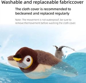 New <b>Cat</b> Chirping <b>Toys</b> Touch Activated Flapping Wings Sparrow <b>Interactive</b> Smart <b>Cat</b> <b>Toys</b> USB Exercise Pet <b>Toys</b> - Product Image 5