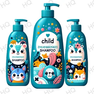 热销专业儿童天然有机软发洗发水自有品牌婴儿洗发水